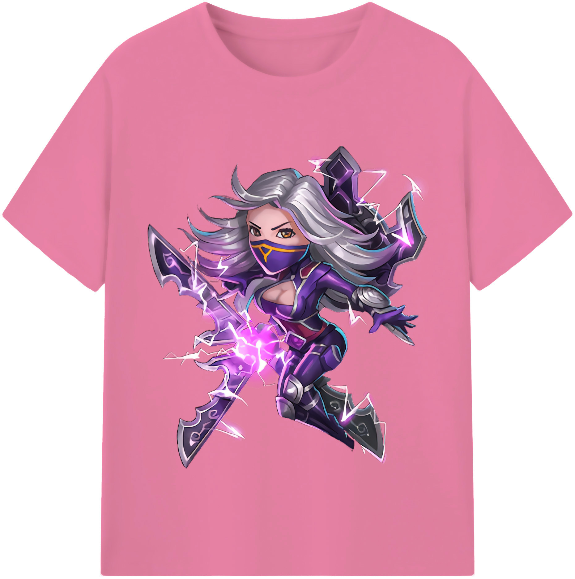 リーグ・オブ・レジェンド League of Legends LOL 綿100％半袖Tシャツ（フロントプリント）